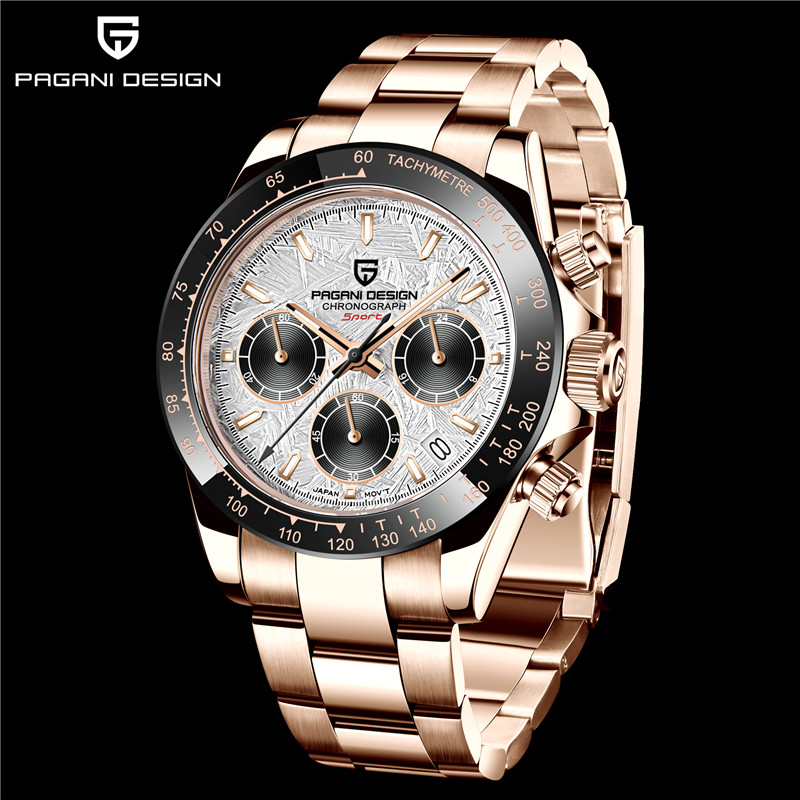Running Watch - PAGANI DESIGN Chronograph Stop Watch for
