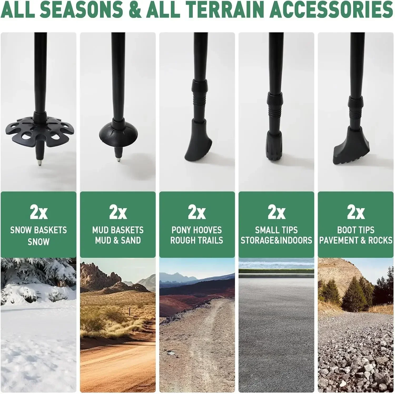 2 Pack Lightweight Foldable Tr - Trekking Pole Carbon 评论和价格
