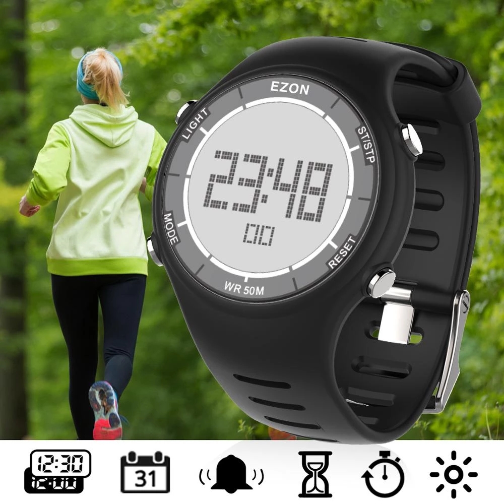 EZON New Fashion Woman Digital - Running Watch 评论和价格