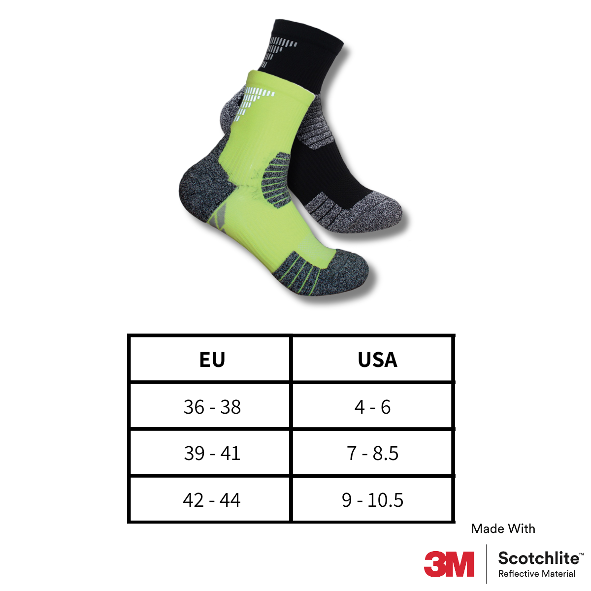 Salzmann Reflective Sports Soc - Sports Socks 评论和价格