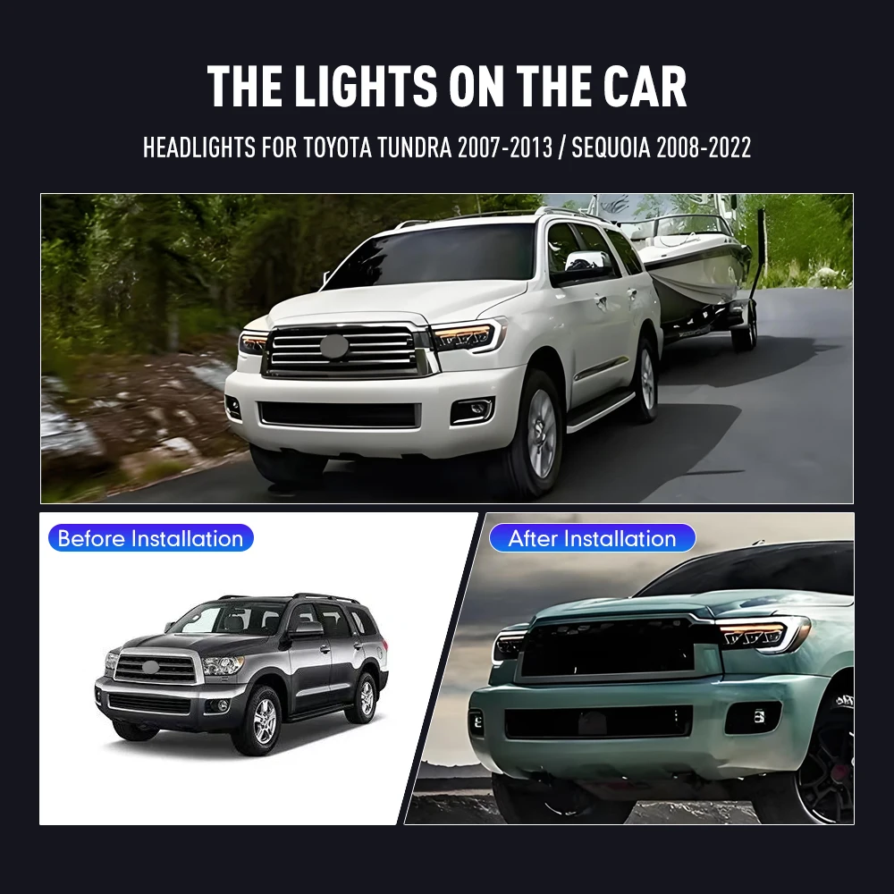 Car Styling Head Lamp for Toyo - Running Headlamp 评论和价格