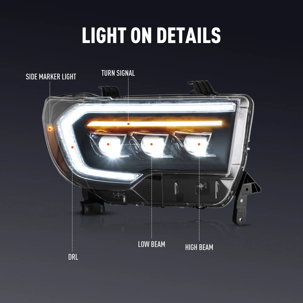 Car Styling Head Lamp for Toyo - Running Headlamp 评论和价格