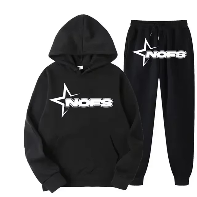 2026 Streetwear Men Hooded Swe - Joggers Pants 评论和价格