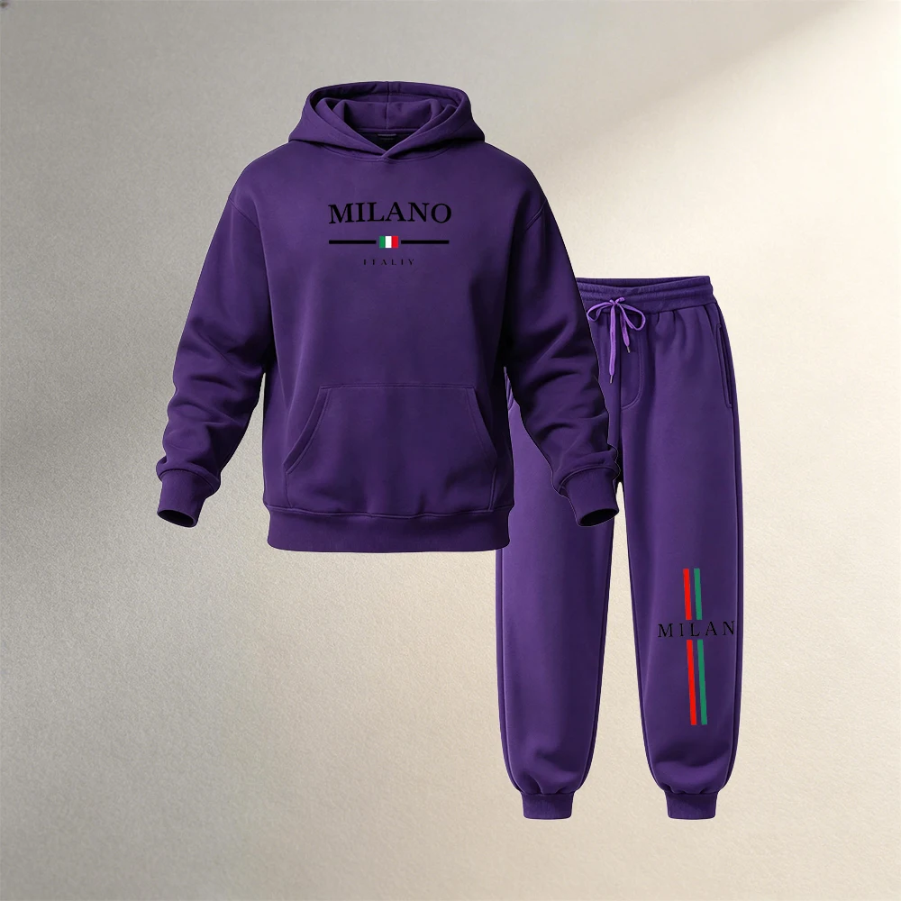 Men's Clothing Hoodies Sets 2P - Joggers Pants 评论和价格